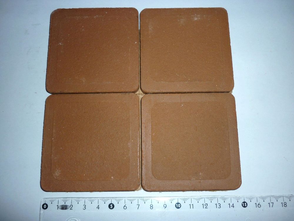 Lot 240 tomettes anciennes carr&eacute;es (73mm x 73mm x 7mm) Bricolage
