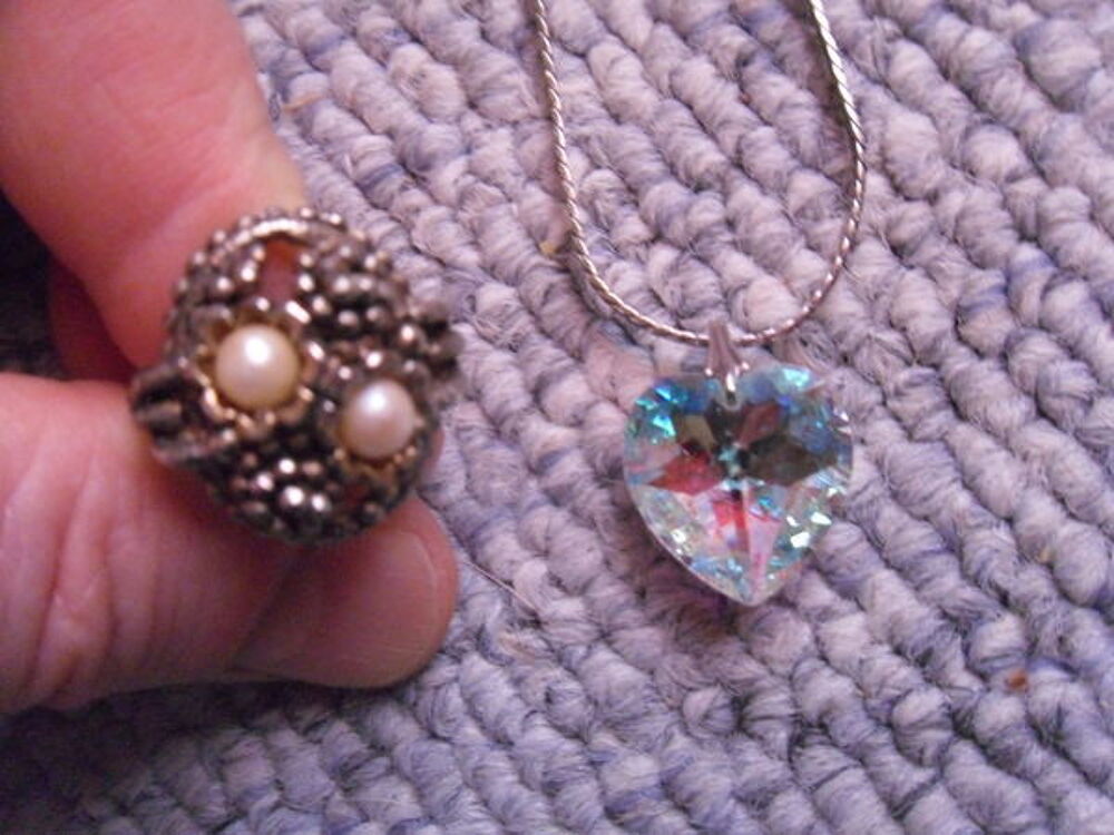 Pendentif Cristal forme Coeur 2,50 cm + chaine Bijoux et montres