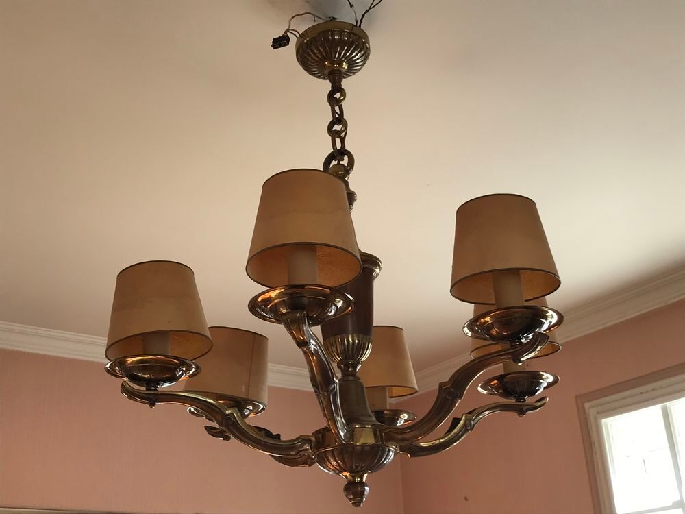 JOLI LUSTRE ARTS DECO ANNEE 1960 Décoration