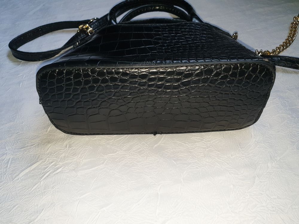 Petit sac &agrave; main noir Maroquinerie