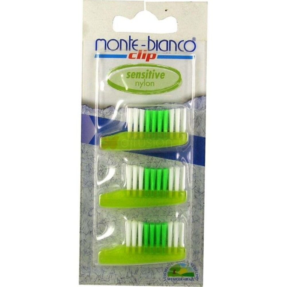 Recherche recharges brosses &agrave; dents manuelles MONTE-BIANCO Electroménager
