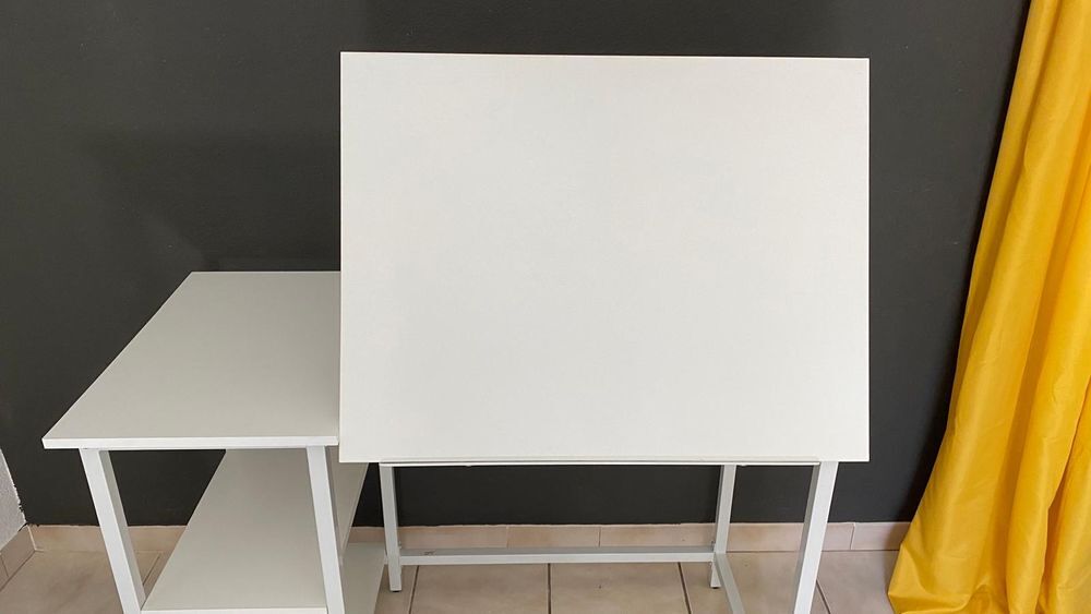Bureau Blanc avec option table dessin Meubles