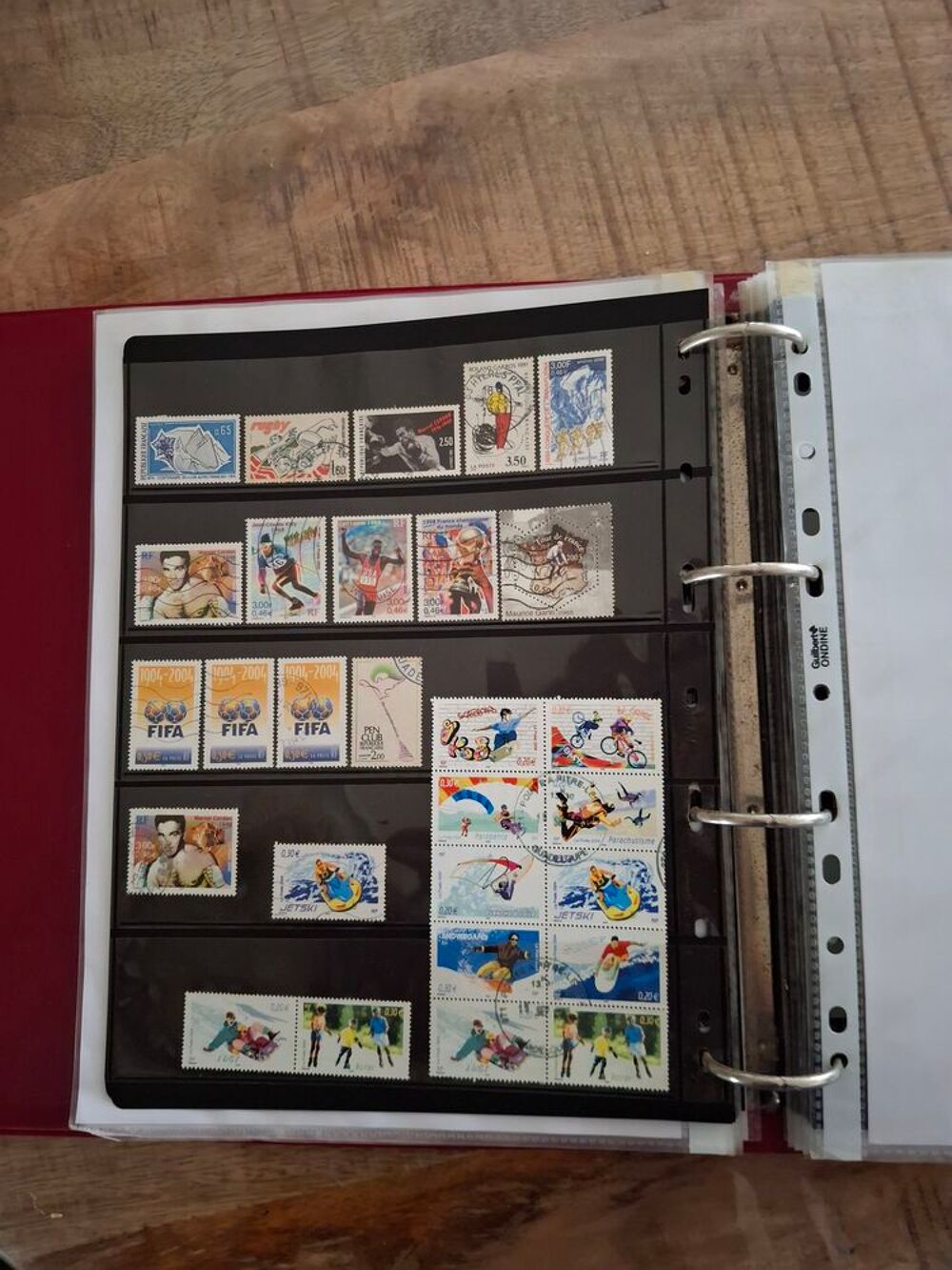 Collection de timbres fran&ccedil;ais 