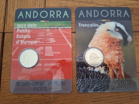 Lot 2 euros Andorre 2025 50 Houdemont (54)