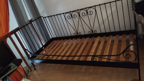 banquette-lit en m�tal noir 90�-190 95 Meschers-sur-Gironde (17)