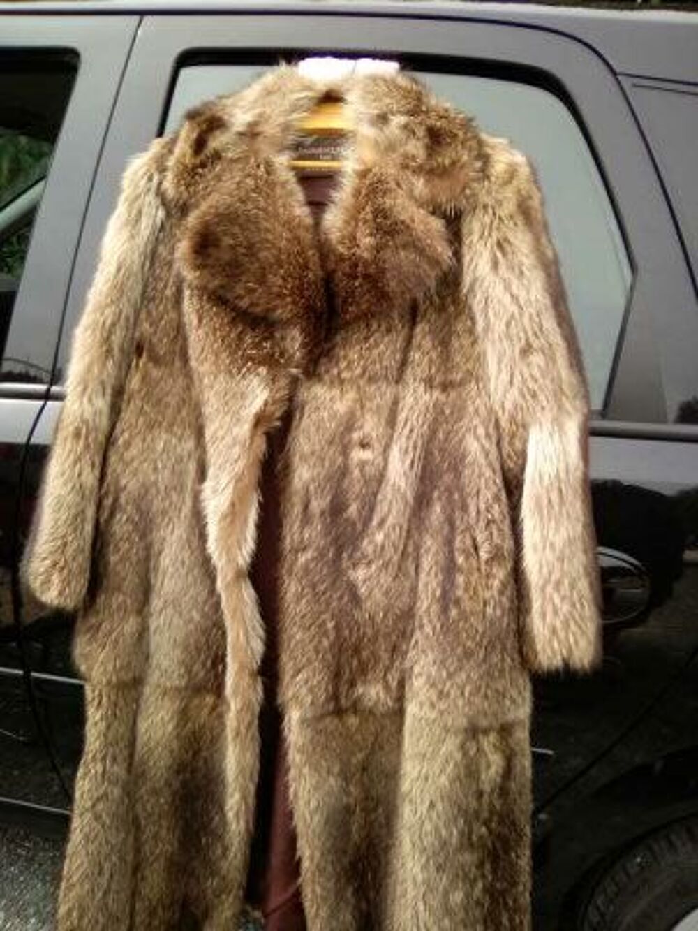 Manteau de fourrure en Marmotte Vêtements