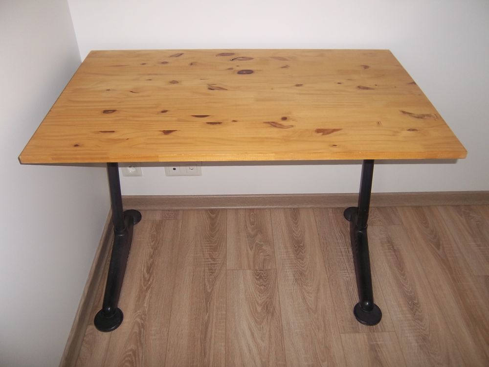 Bureau BOIS et Pieds FER Style INDUSTRIEL Meubles
