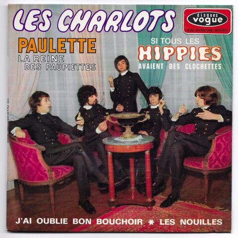 LES CHARLOTS -45t EP- PAULETTE LA REINE DES PAUPIETTES -1967 4 Tourcoing (59)