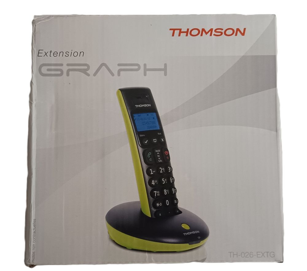 Lot de 2 Extensions T&eacute;l&eacute;phone Sans Fil Thomson GRAPH Téléphones et tablettes