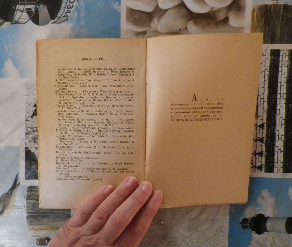 LE SURVIVANT DU PACIFIQUE L'Odyss&eacute;e de l' "ENTERPRISE" 1949 Livres et BD