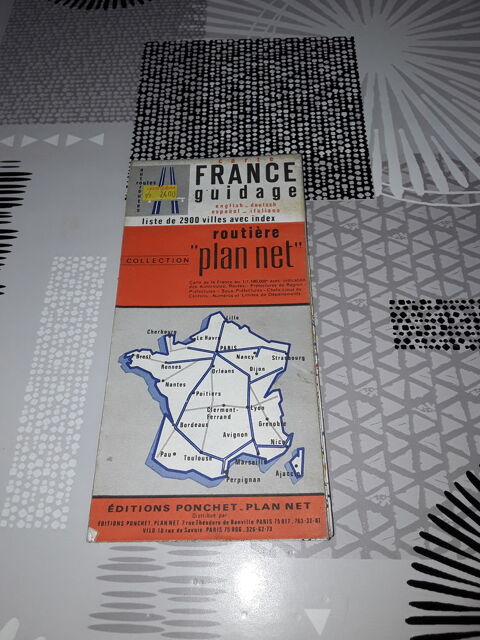 Carte routire france 1 Combs-la-Ville (77)