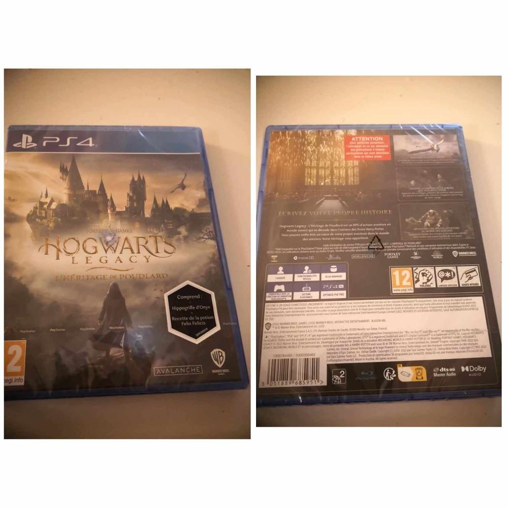 PS4 Jeux video HOGWARTS LEGACY ' L'h&eacute;ritage de poudlard" Consoles et jeux vidéos