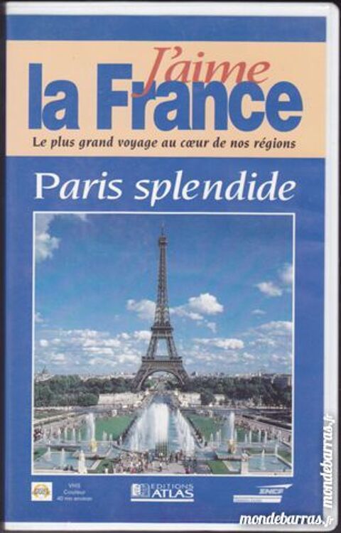 Paris splendide _ j'aime la FRANCE _VHS 3 Jou�-l�s-Tours (37)