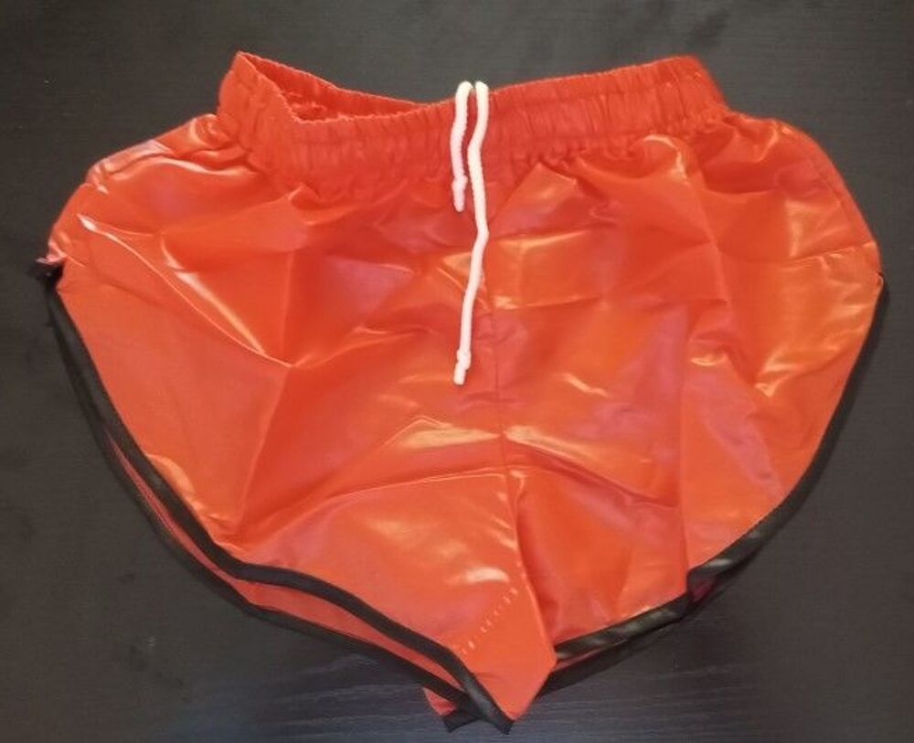 Short Vintage Nylon Polyamide Orange/Noir 2 size S40 ou L48 Vêtements