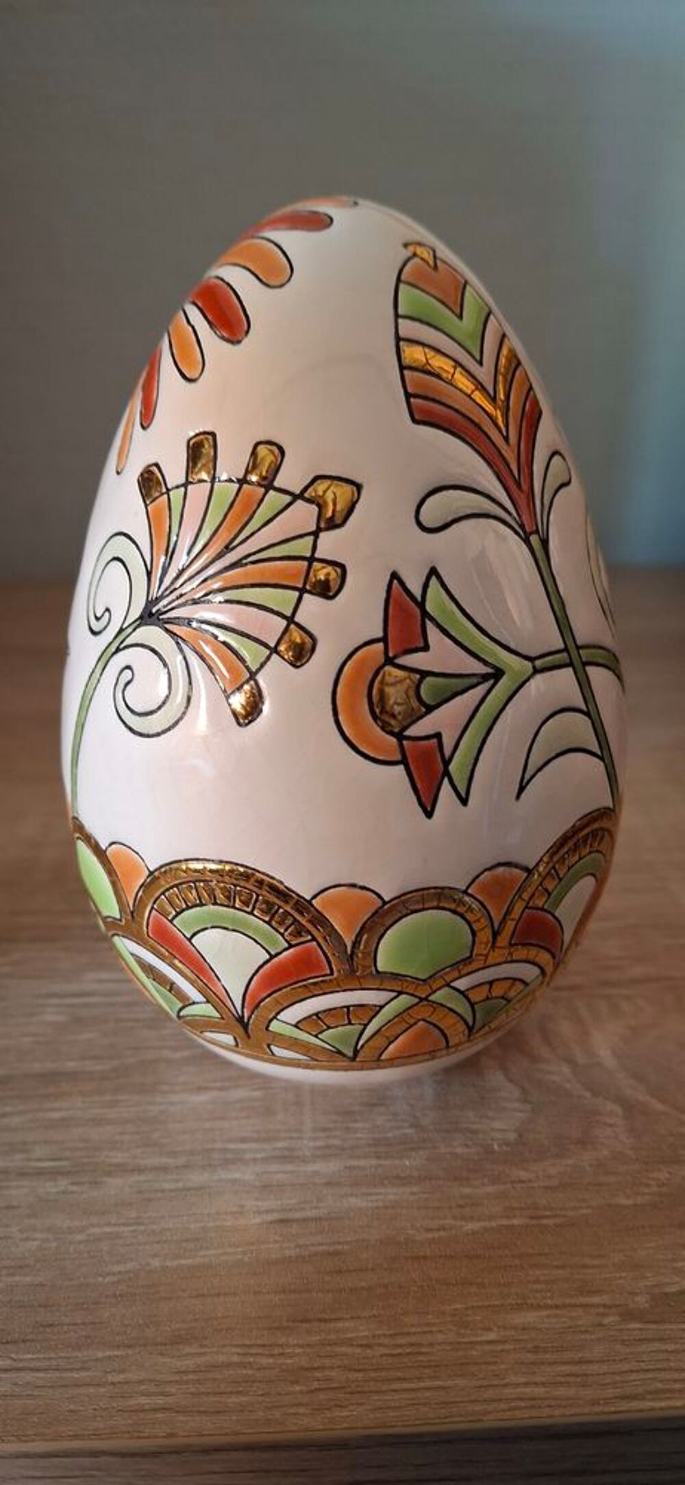 Oeuf Emaux de Longwy Décoration