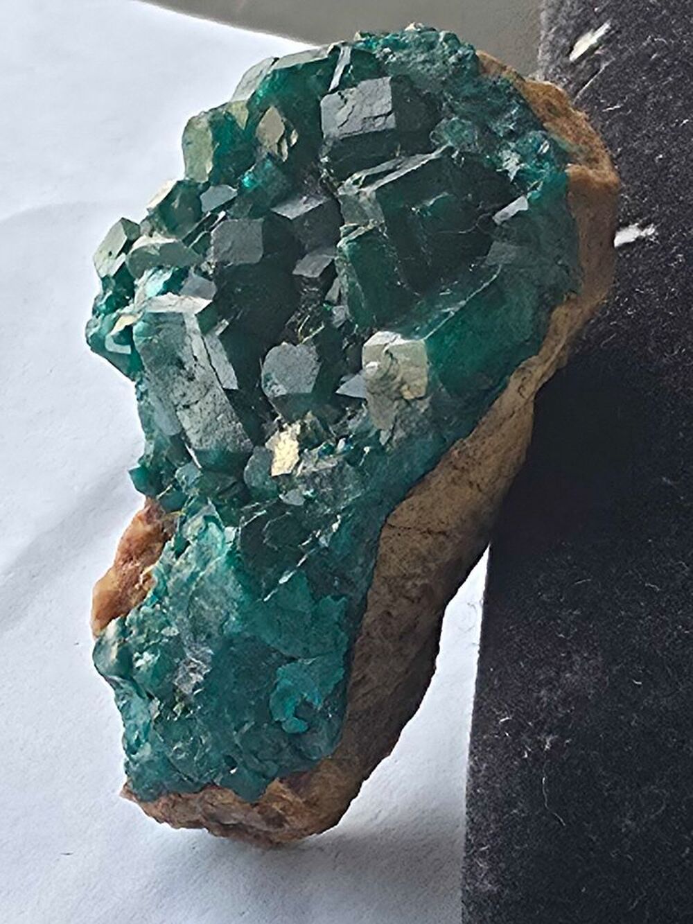 Dioptase sur Matrice du Katanga(RDC)-40g-Collection 