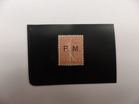 TIMBRE  DE  FRANCHISE  MILITAIRE  N°  10  NEUF **  COTE  130 21 Le Havre (76)