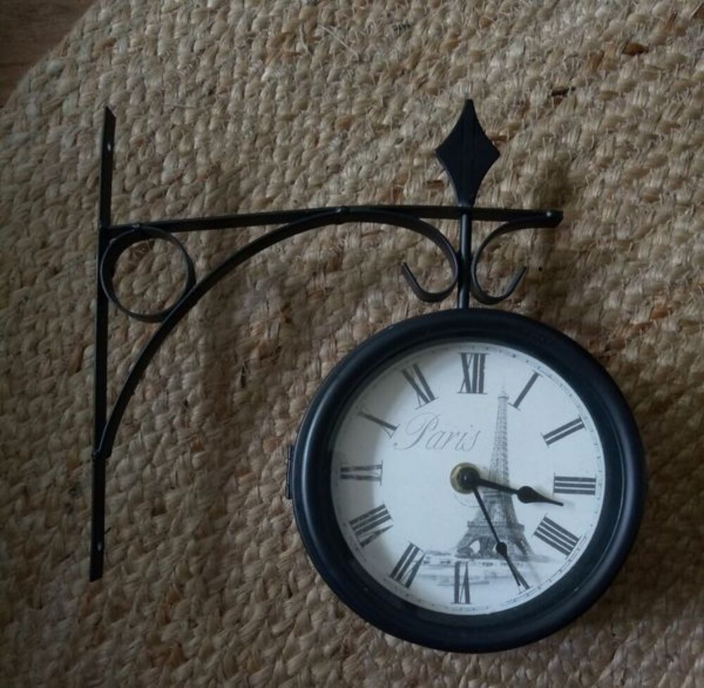 horloge de gare 2 cadrans d'horloge Décoration