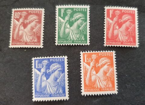 Timbres France 431  435 srie neufs  40 c 1 Jou-ls-Tours (37)
