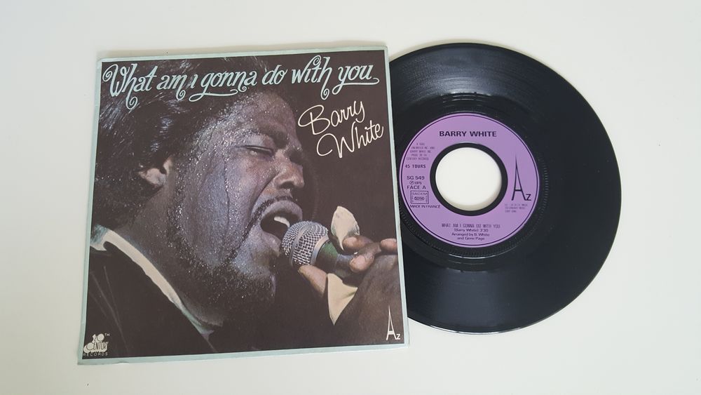 45 Tours BARRY WHITE What am I gonna with you CD et vinyles