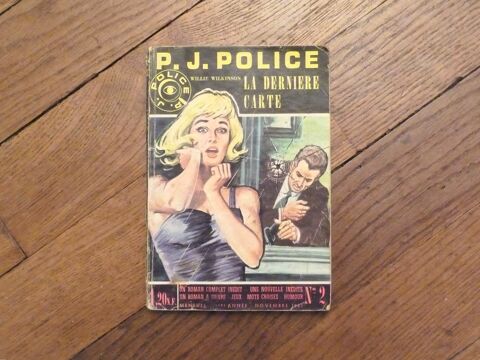 La Dernière Carte- PJ Police n° 2- 1ère année 1961 30 Paris 15 (75)