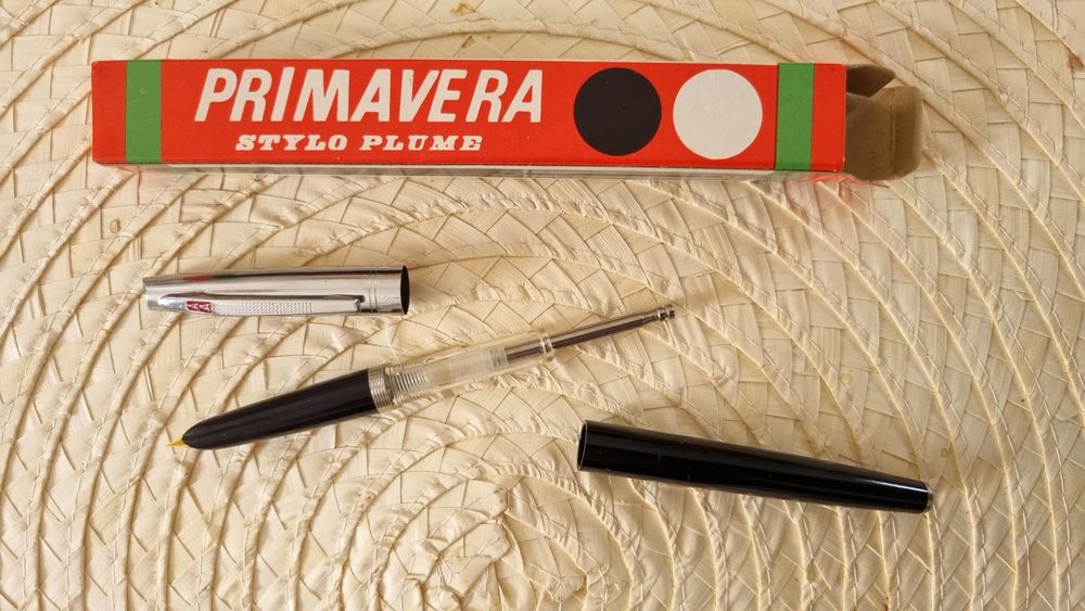 STYLOS PLUME A POMPE AA VINTAGE PRIMAVERA 