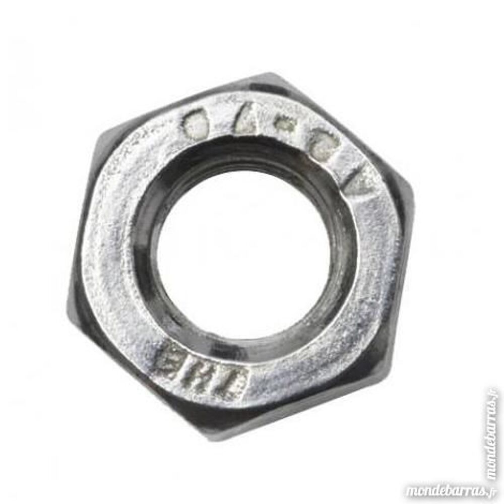 Ecrou hexagonal M 10 - INOX - Boite de 40 Bricolage