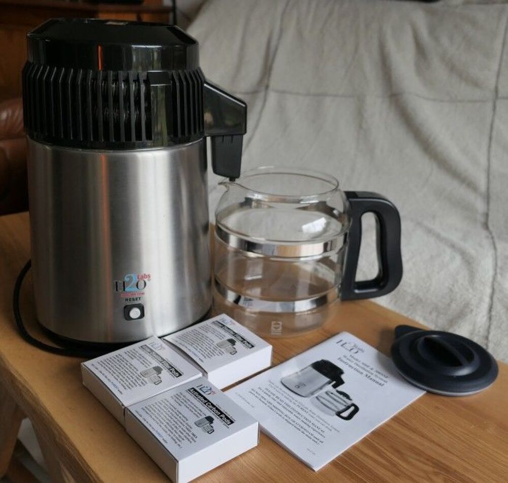 Distillateur d'eau en acier inoxydable H2OLabs Electroménager