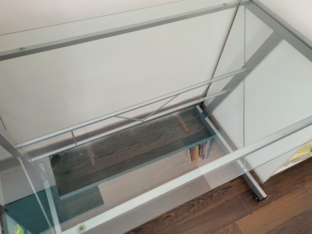 table bureau verre Meubles