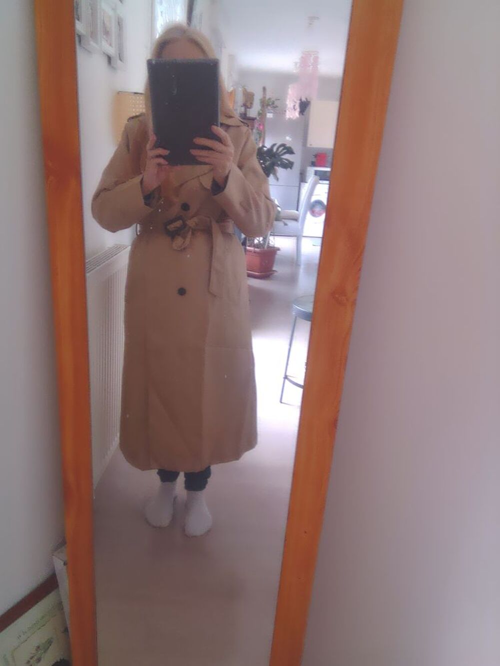 belle popeline,Couleur beige, neuve,Taille. 38 Vêtements