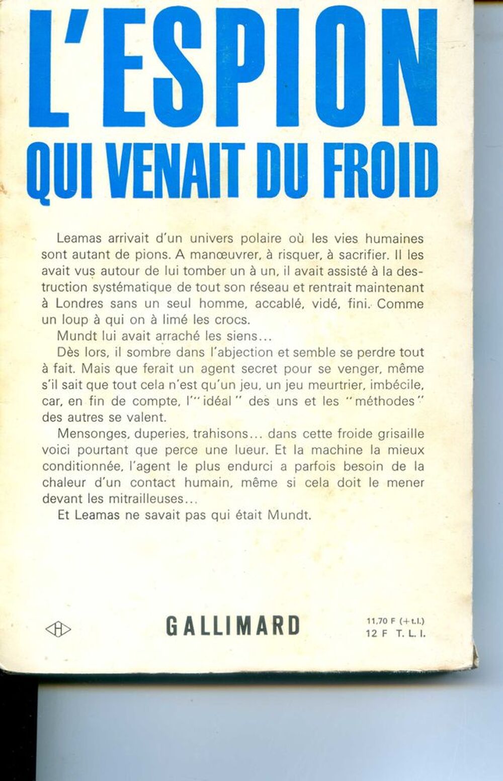 L'espion qui venait du froid - John Le Carr&eacute;, Livres et BD