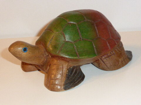 Tortue en bois carapace verte et rouge 6 Rueil-Malmaison (92)