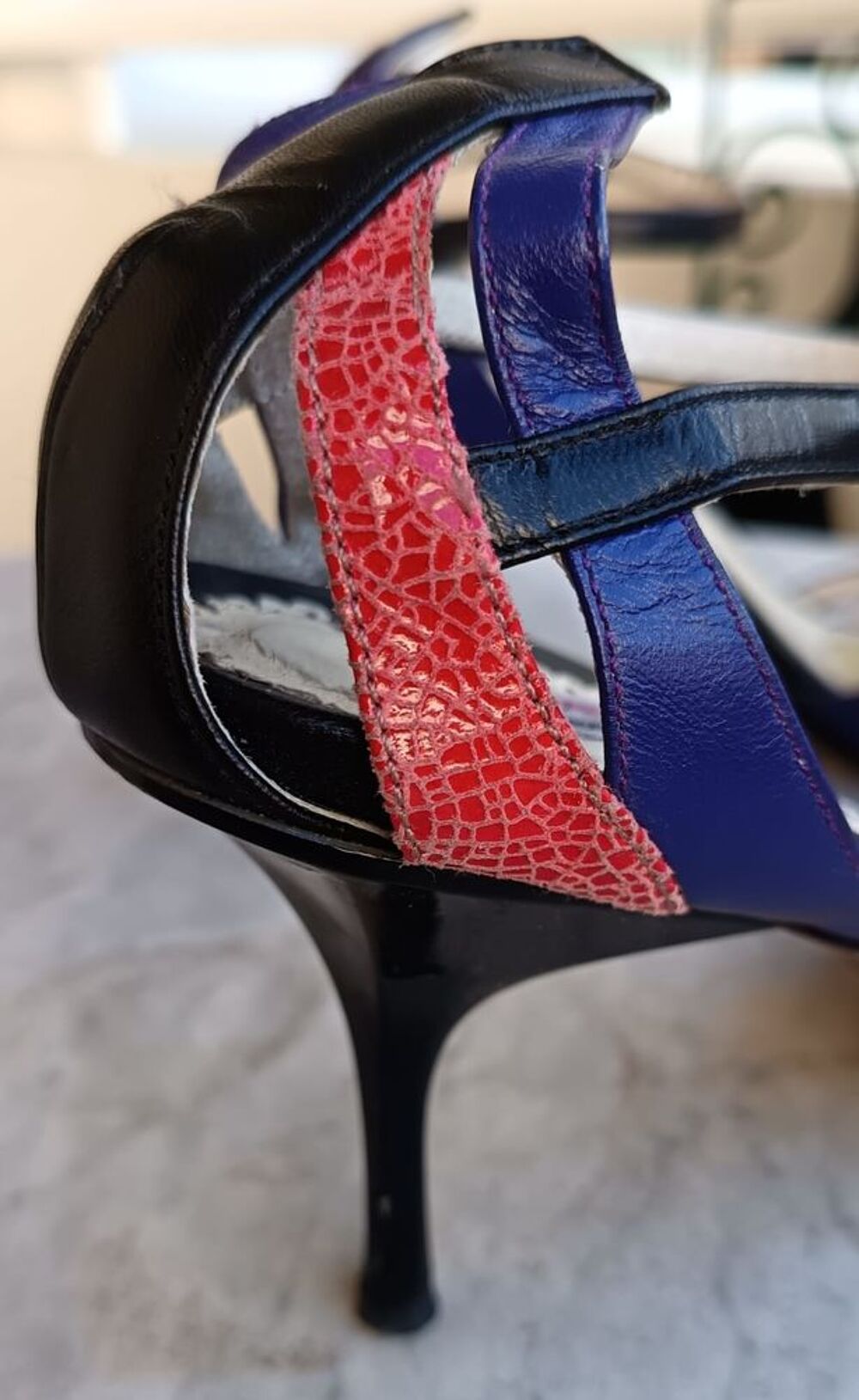 Chaussures femme T 39/40 mod&egrave;le unique RAQUEL Buenos Aires Chaussures