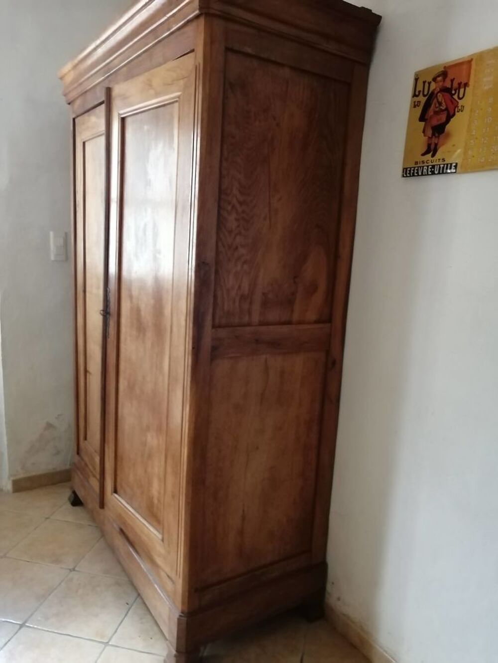 armoire Louis-Philippe en ch&ecirc;ne Meubles