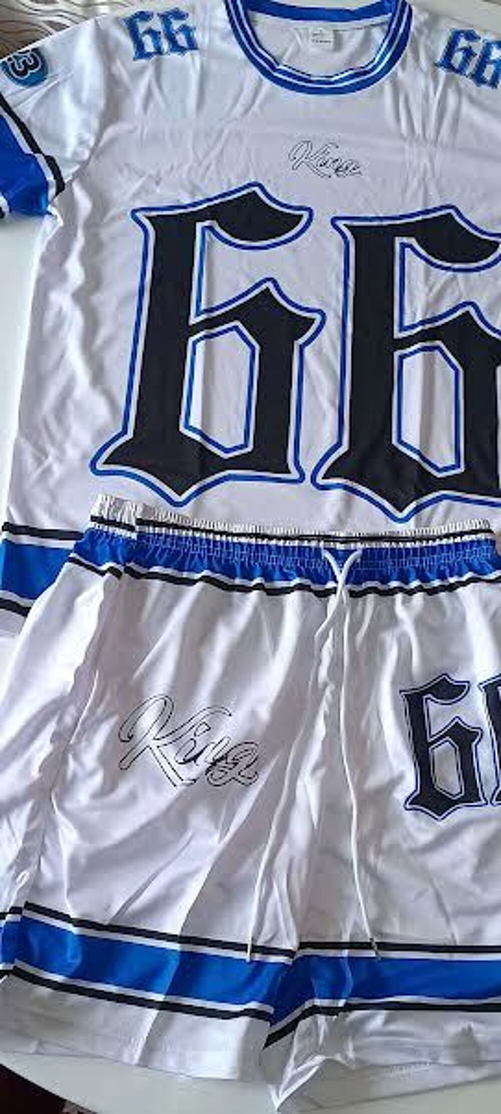 Ensemble maillot et short king 66 Sportswear Neuf Marque KIN Vêtements