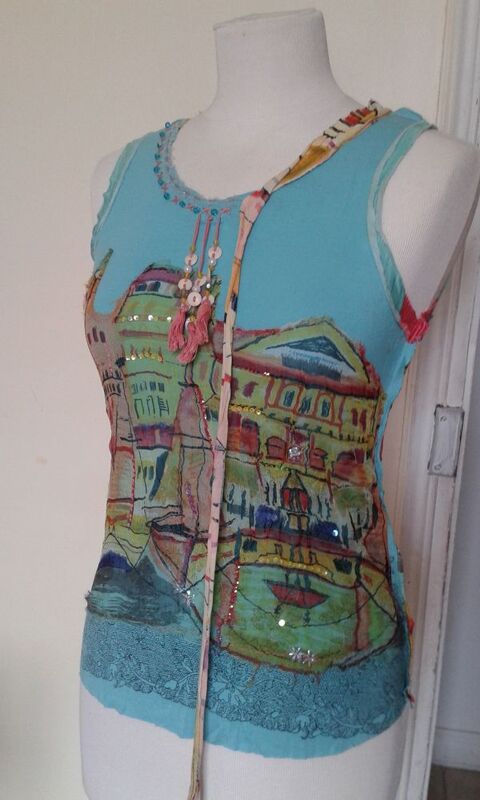 Ren� Derhy / Top EPOQUE Emeraude / Jade Taille S NEUF 29 Nice (06)