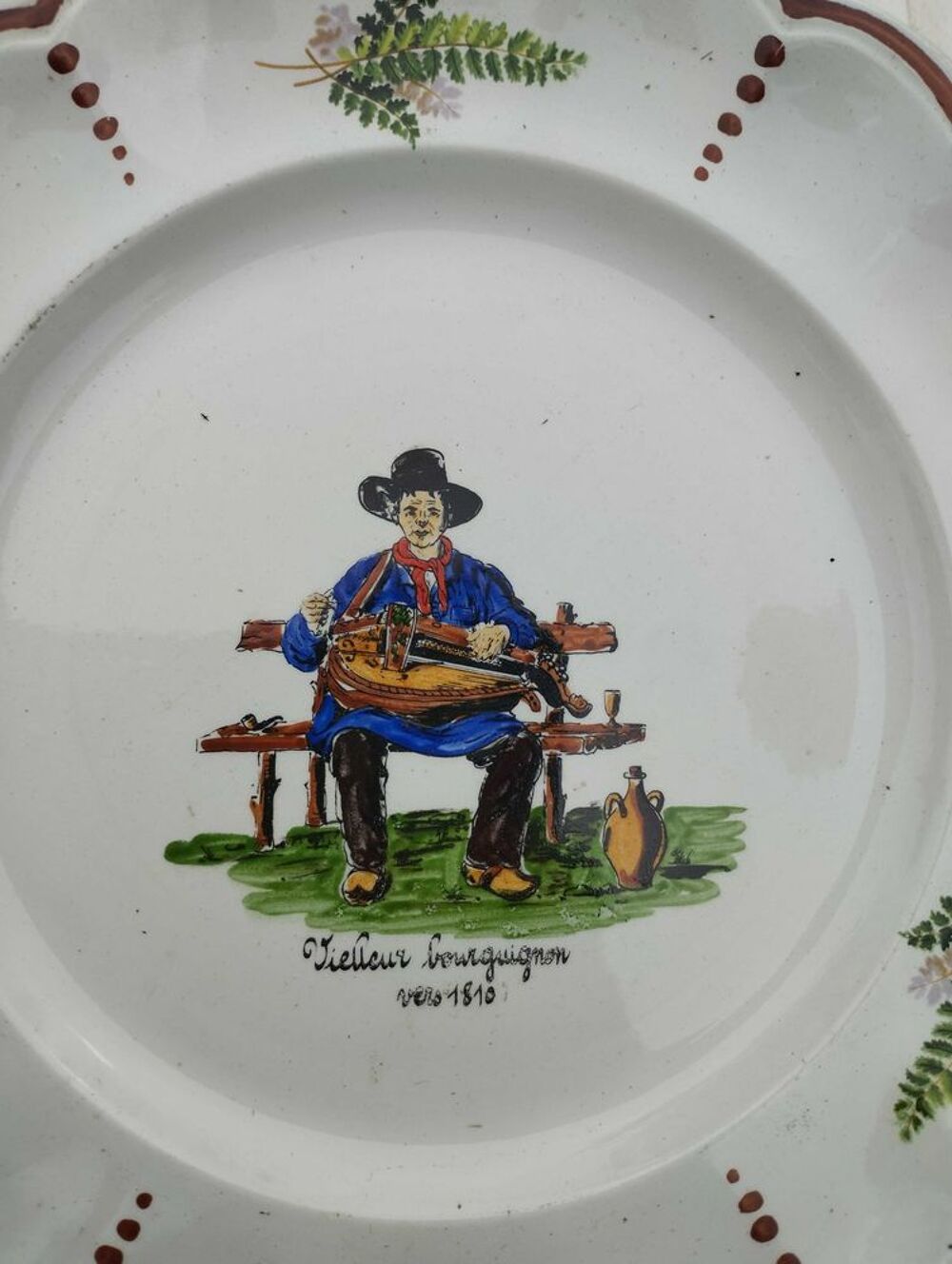 assiettes en porcelaine de Limoges Décoration