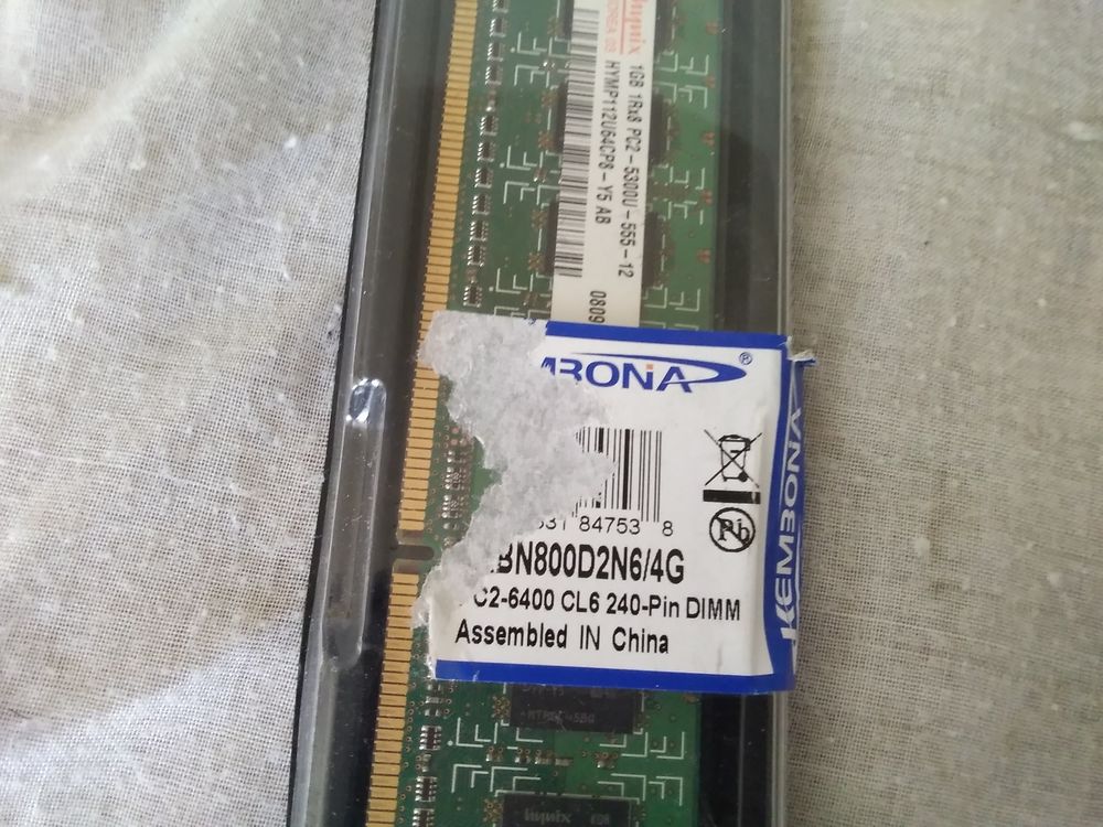 M&eacute;moires Ram
Matériel informatique