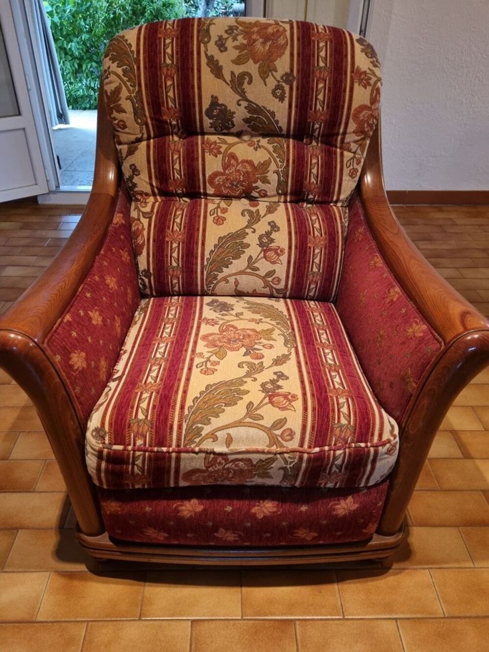 2 Fauteuils collection Jacques Leleu (Ch&ecirc;ne et tissu) Meubles