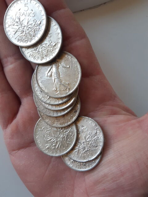 5 francs Semeuse 835 milli�me argent (835%) O.roty
27 Le Mans (72)