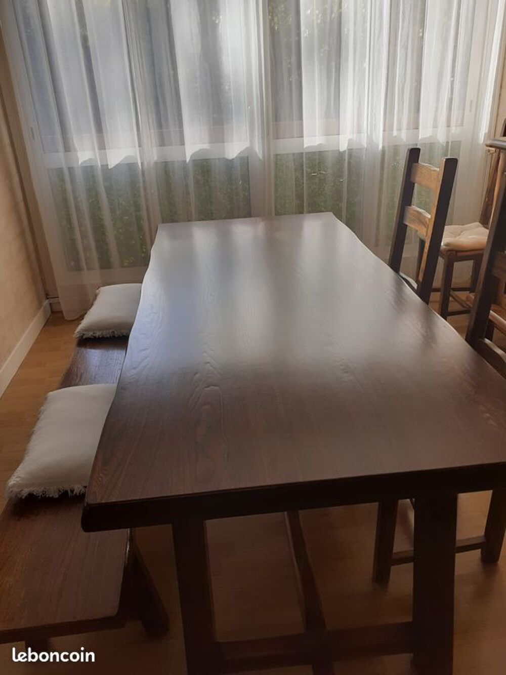 LOT salle &agrave; manger ch&egrave;ne massif 9 pi&egrave;ces Meubles