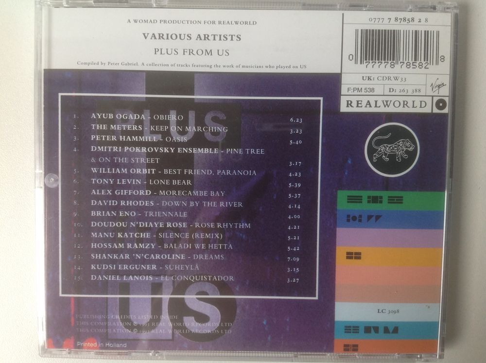 VARIOUS ARTISTS PLUS FROM US Envoi Possible
CD et vinyles
