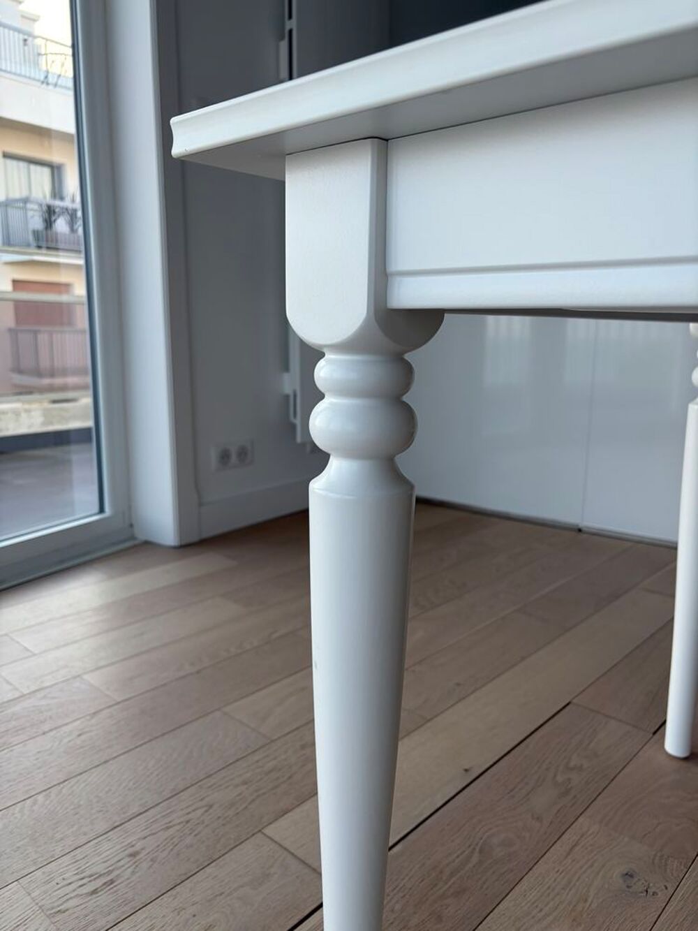 Table &agrave; manger extensible blanche (155/215 x 87cm) - Ik&eacute;a
Meubles