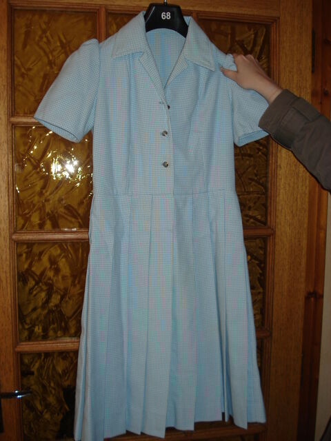 - ensemble robe et veste couleur vichy bleu VINTAGE 15 Mrignies (59)