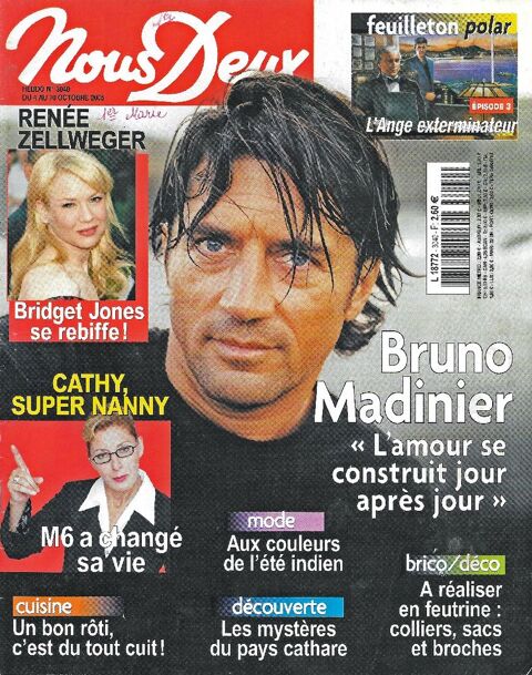 NOUS DEUX Magazine n3040 2005  Rene ZELLWEGER 2 Castelnau-sur-Gupie (47)