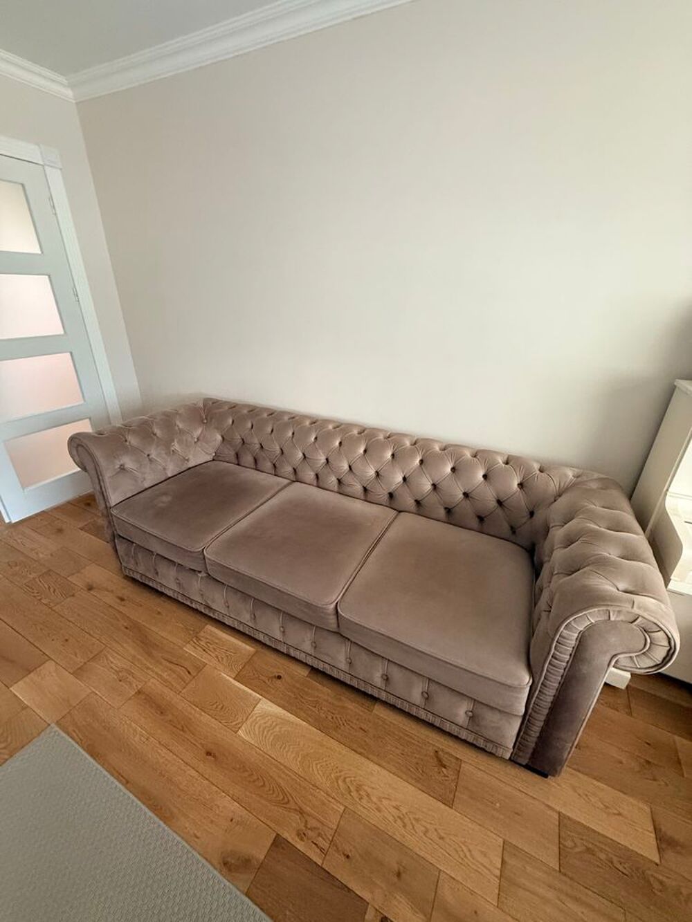 Canap&eacute; Chesterfield convertible 3 places Meubles
