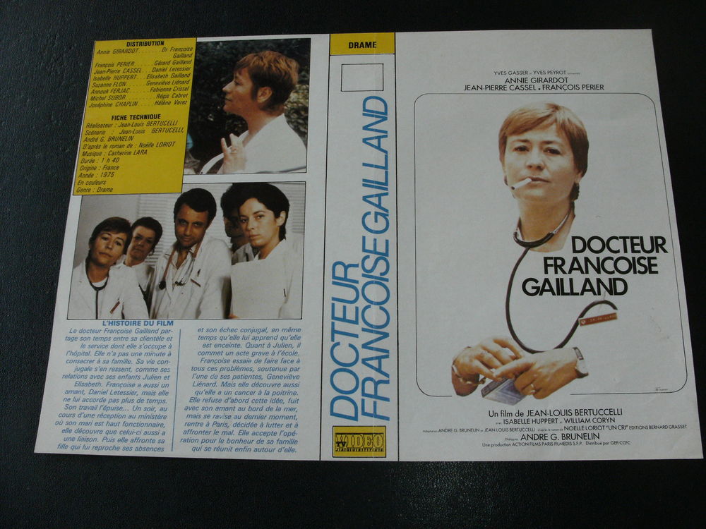 Film : " Docteur Fran&ccedil;oise Gailland " DVD et blu-ray