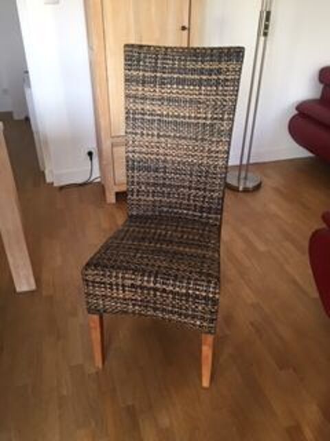Chaise de salle à manger cabana loom pied teck H et H 129 Levallois-Perret (92)