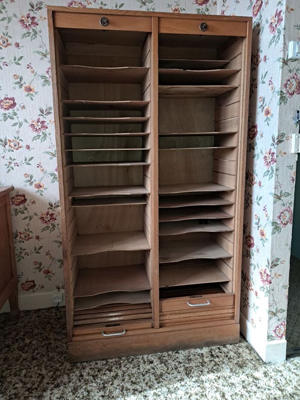 Classeur en bois (double) Meubles