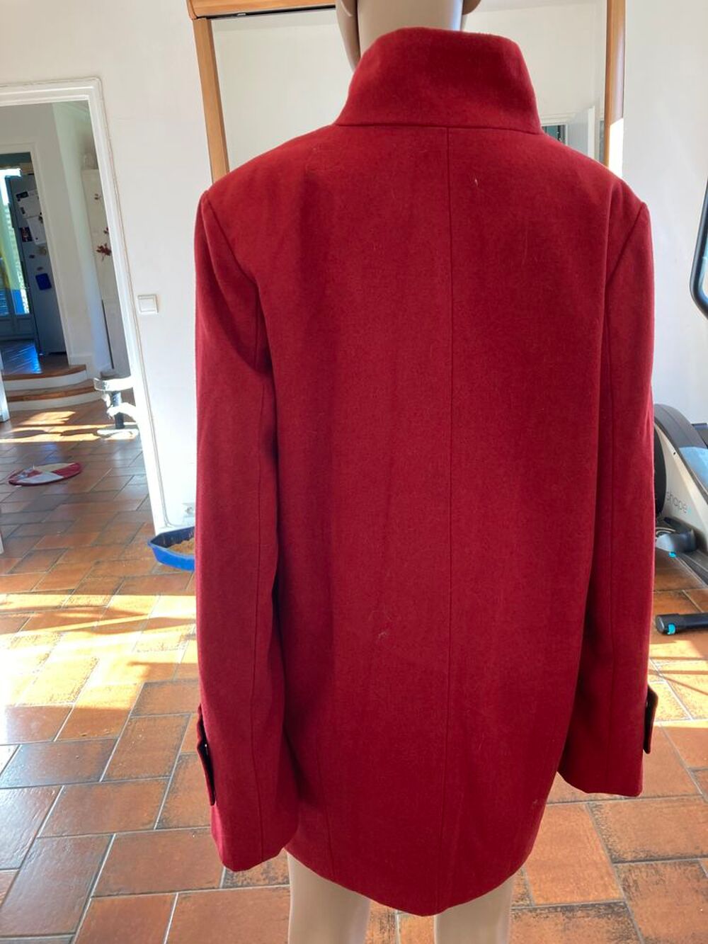 Manteau rouge Kiabi Vtements